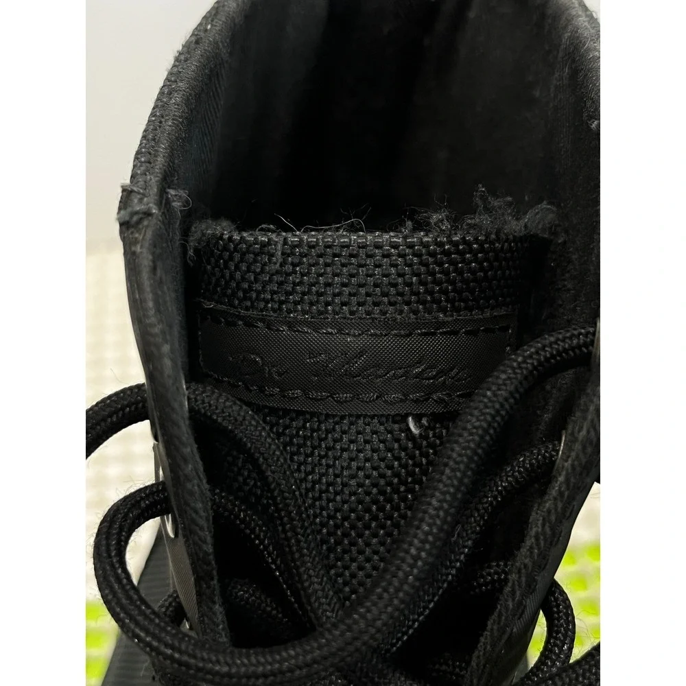 Dr. Martens Combs Utility Boots Men's 10 Women's 11 Black Nylon GOOD